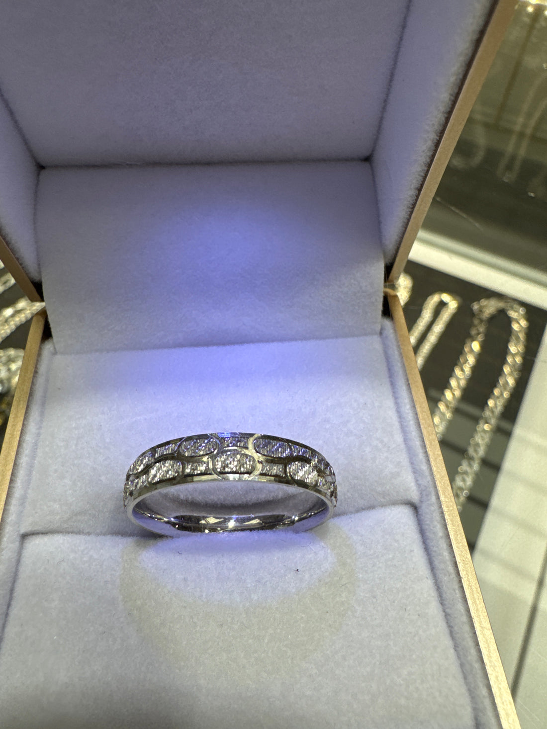 Men’s silver band ￼